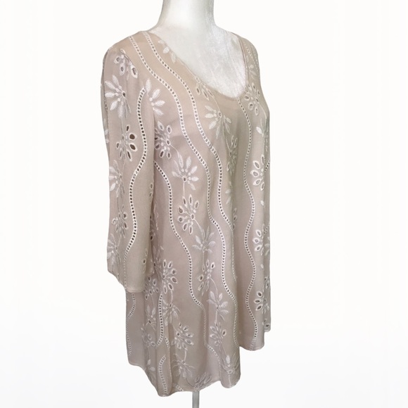 Lulus Floral Embroidered Women’s Blouson-Top - S - Picture 4 of 16